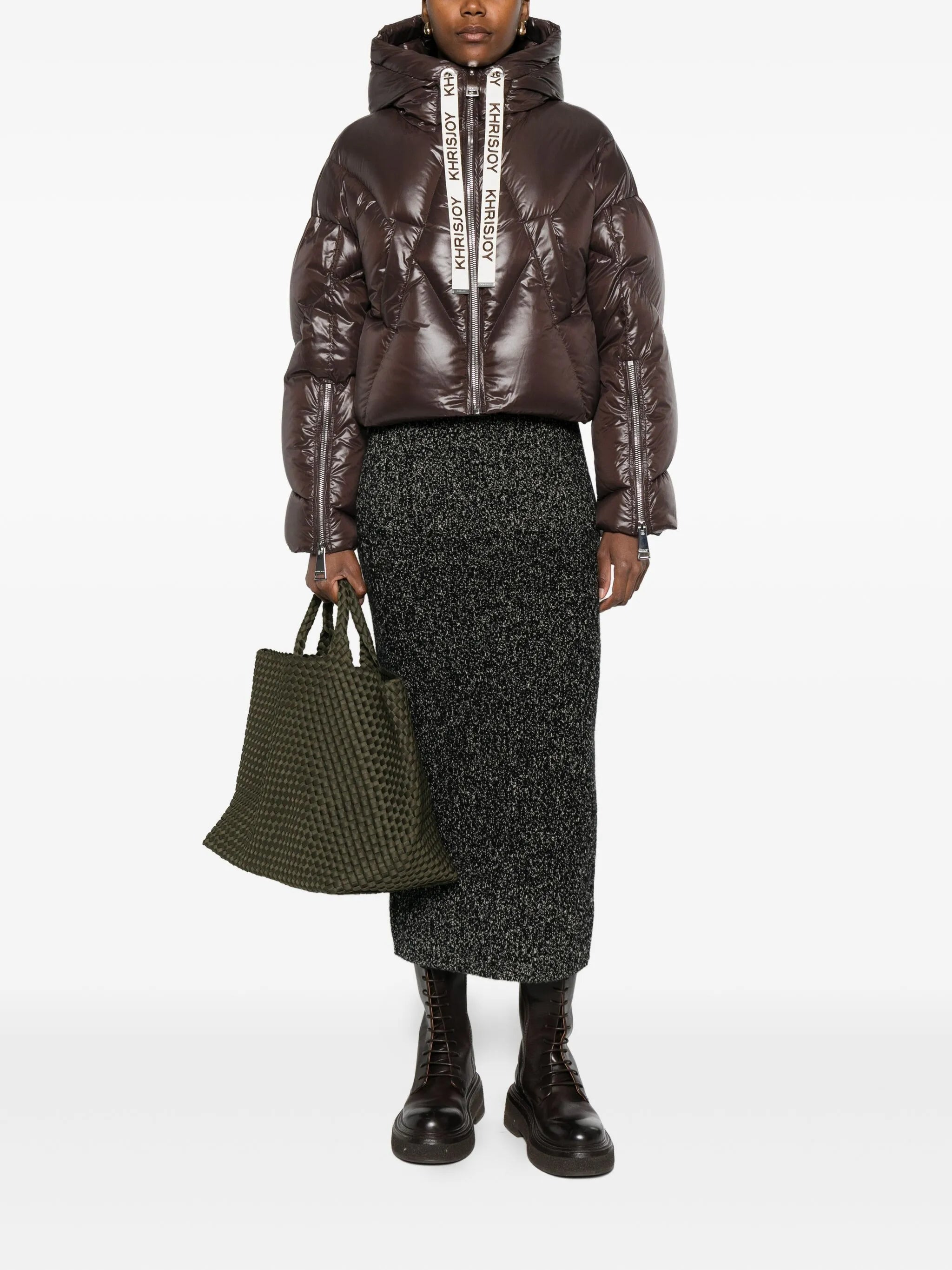 Khrisjoy Quilted Hooded Jacket - 4
