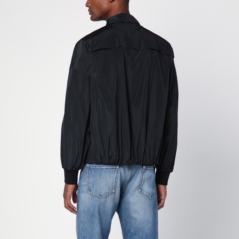 LIGHTWEIGHT ZIPPED JACKET BLACK - 2
