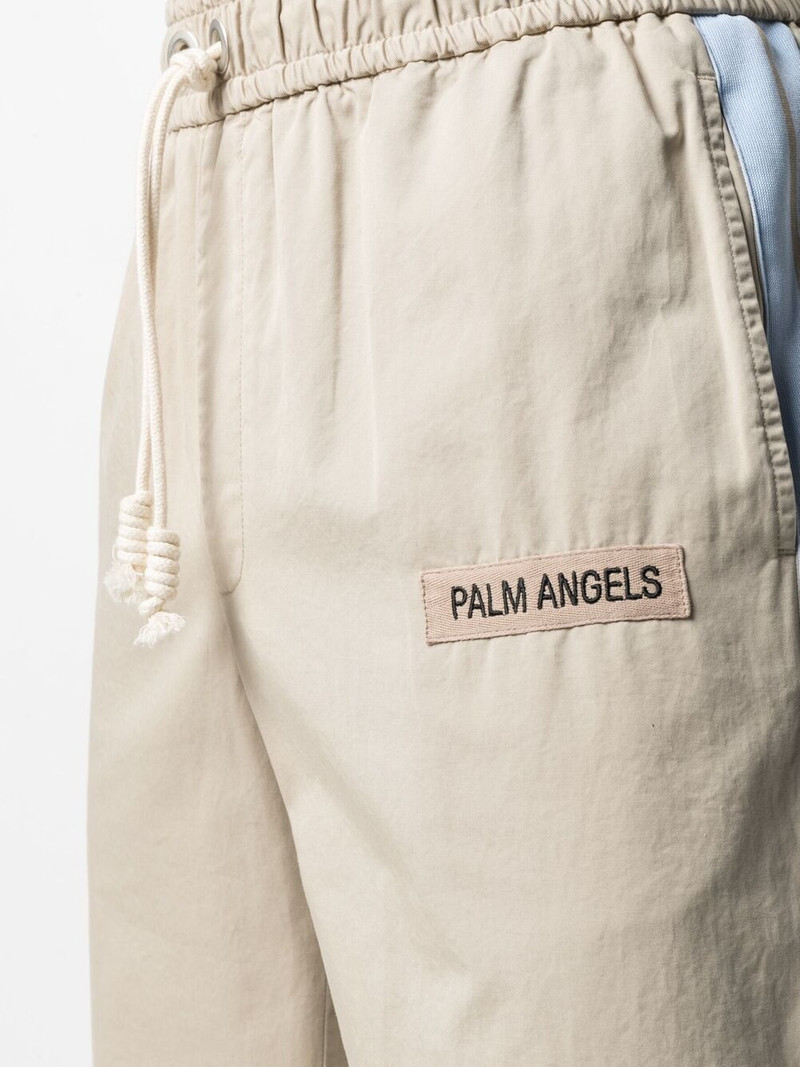 side-stripe straight-leg trousers 5