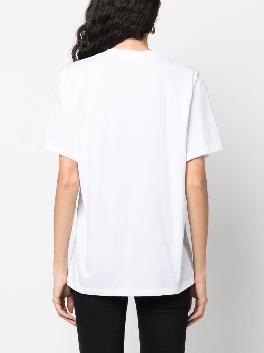 slogan-print cotton T-shirt - 4