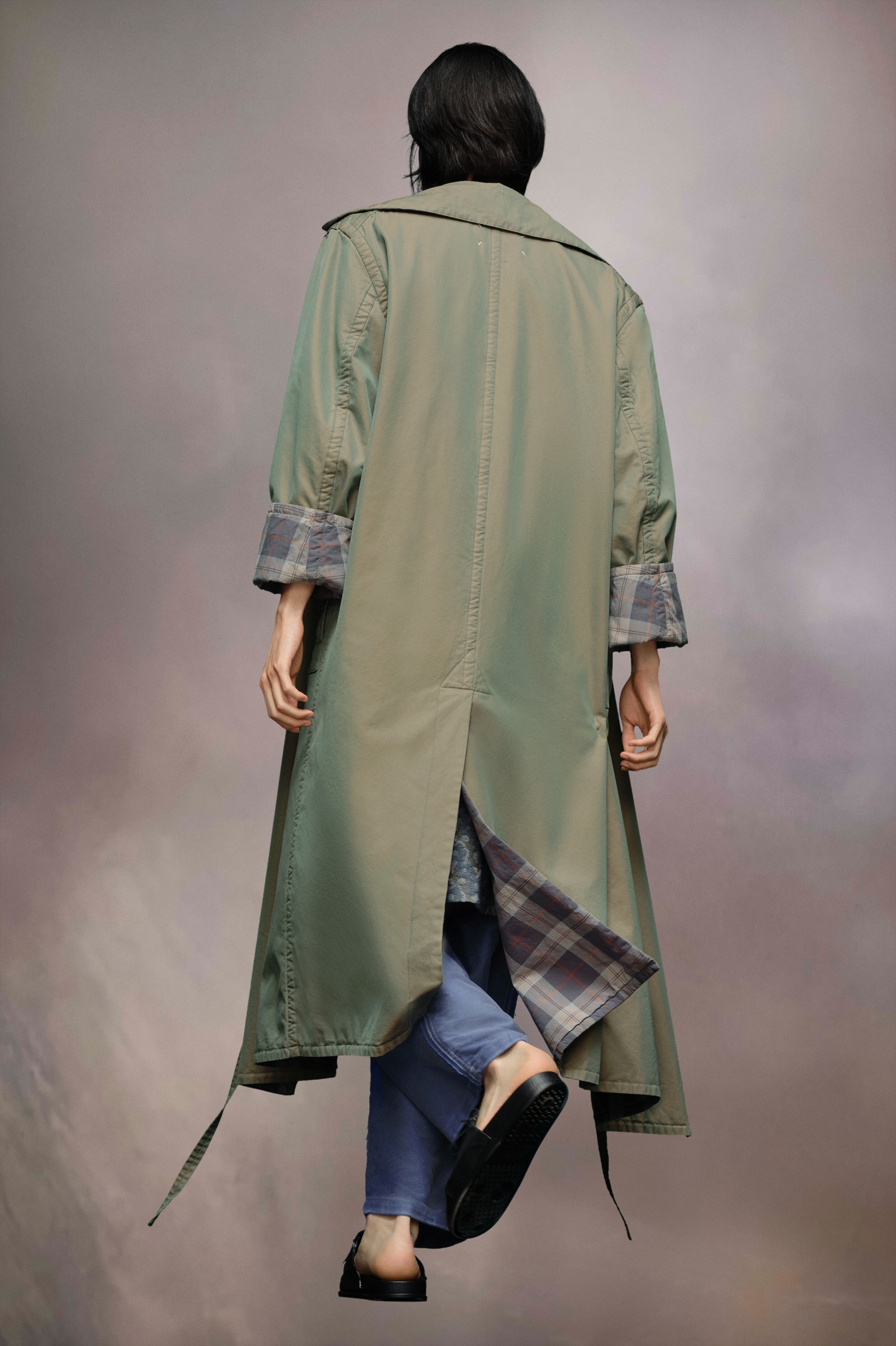 Reversible tonic cotton trench coat - 8