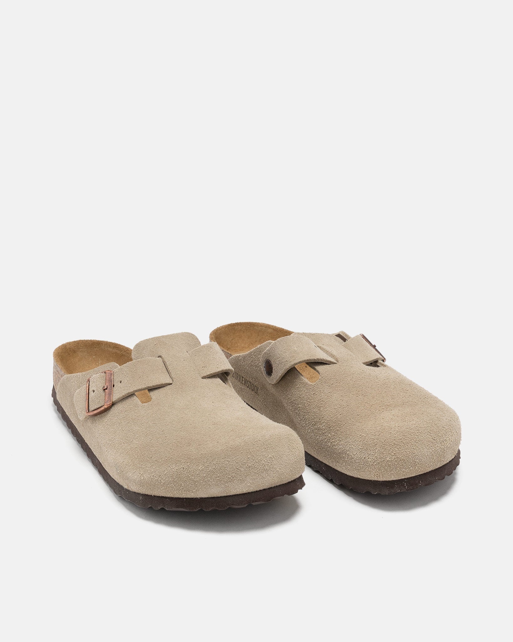 Boston Soft Footbed Taupe Suede - 2
