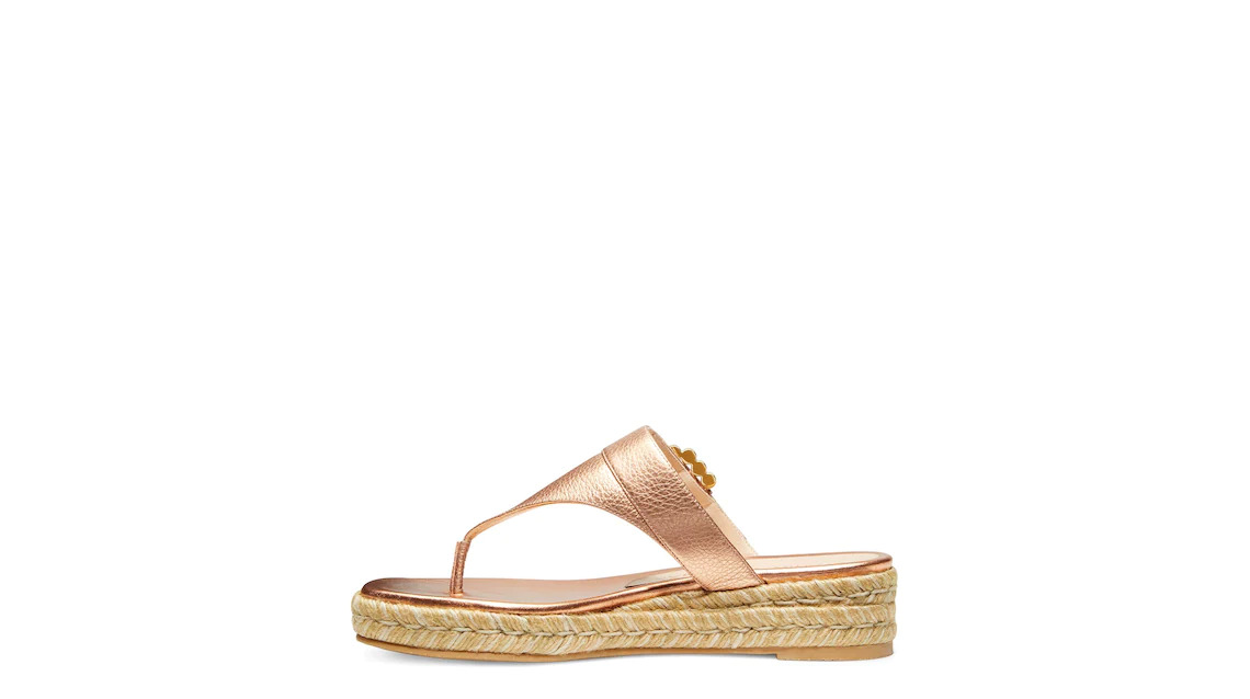 PEARL BUCKLE ESPADRILLE SANDAL - 3