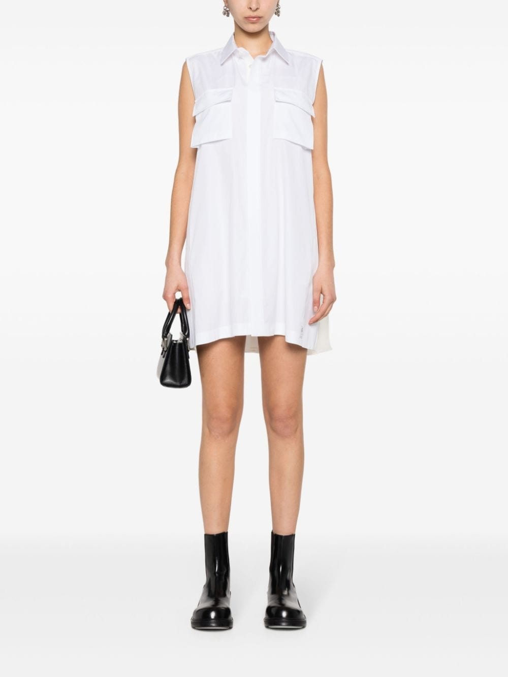 pleated mini dress - 2