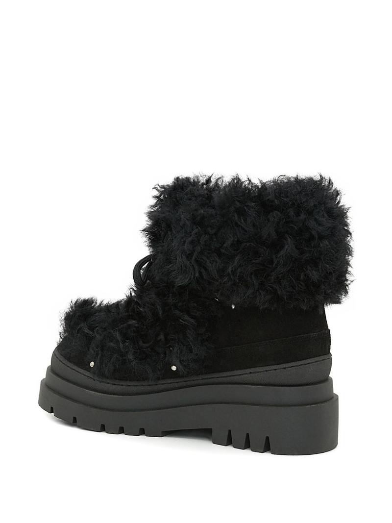 shearling platform boots 5