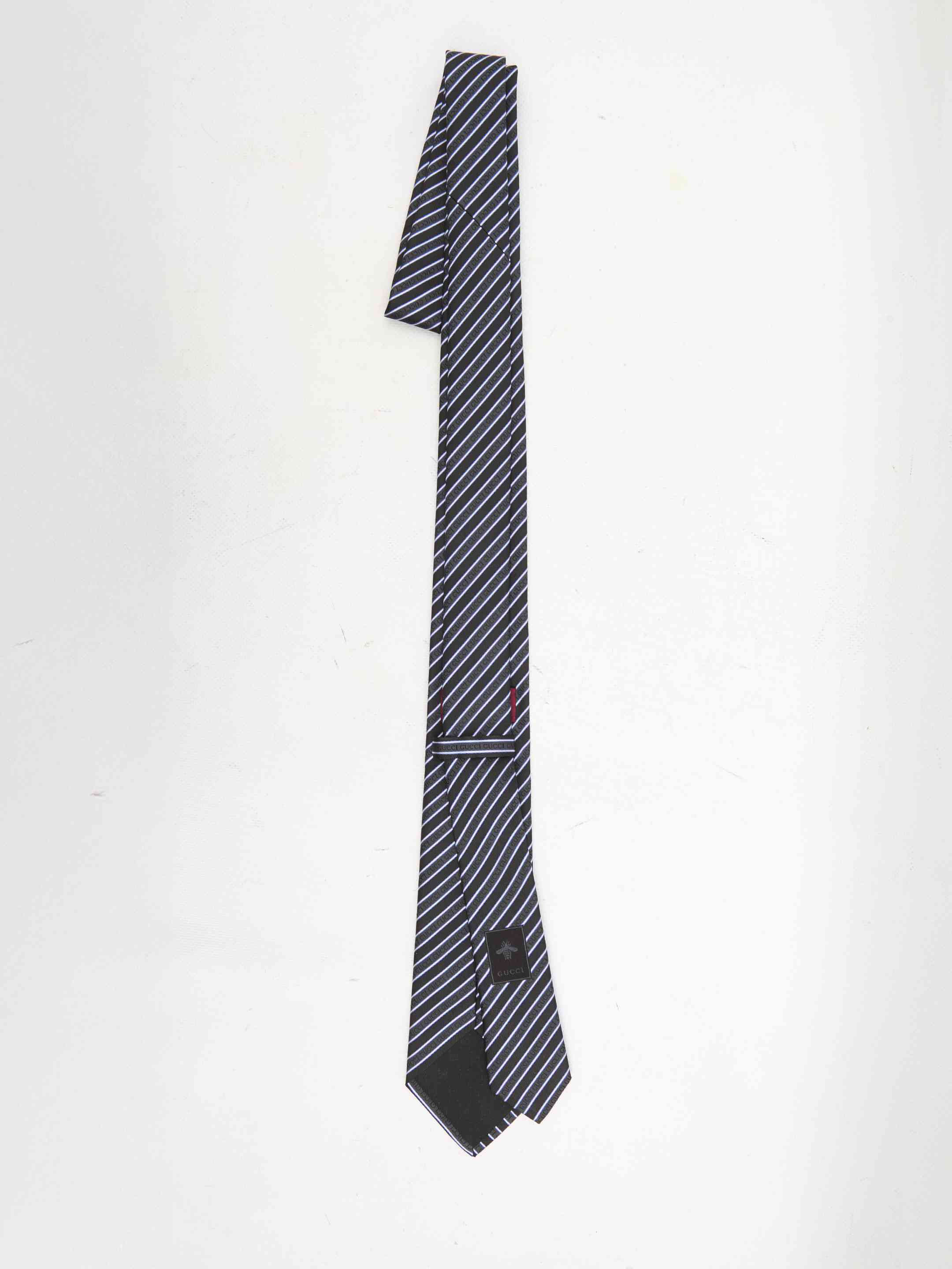 Gucci Men Diagonal Striped Tie - 2