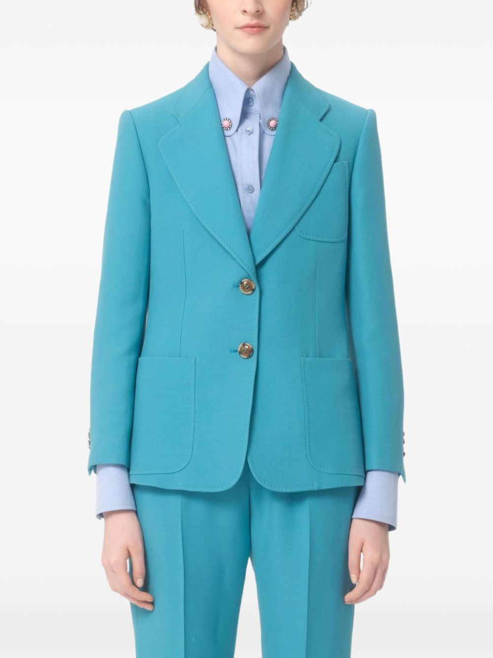 single-breasted blazer - 2