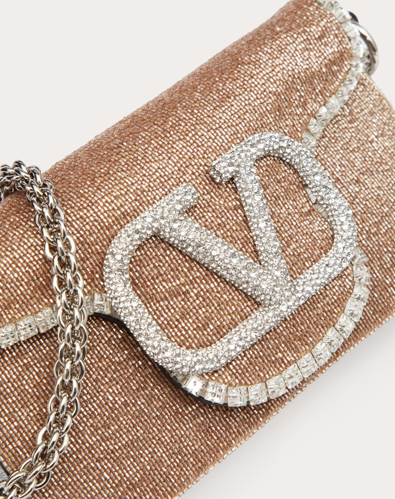 VALENTINO GARAVANI LOCÒ EMBROIDERED SMALL SHOULDER BAG 7