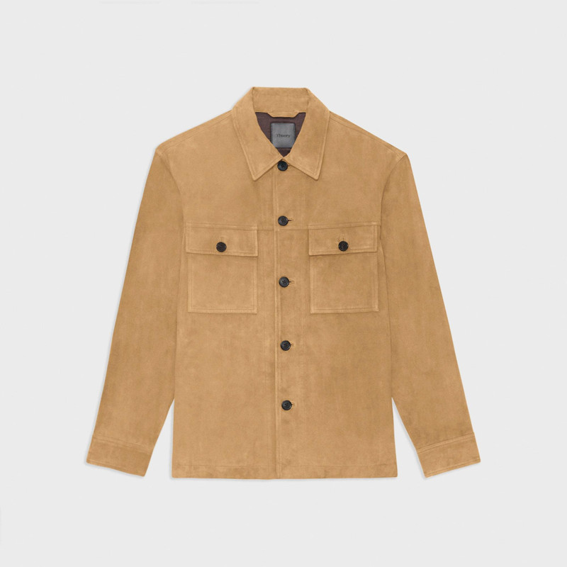 Closson Military Jacket in Suede 1