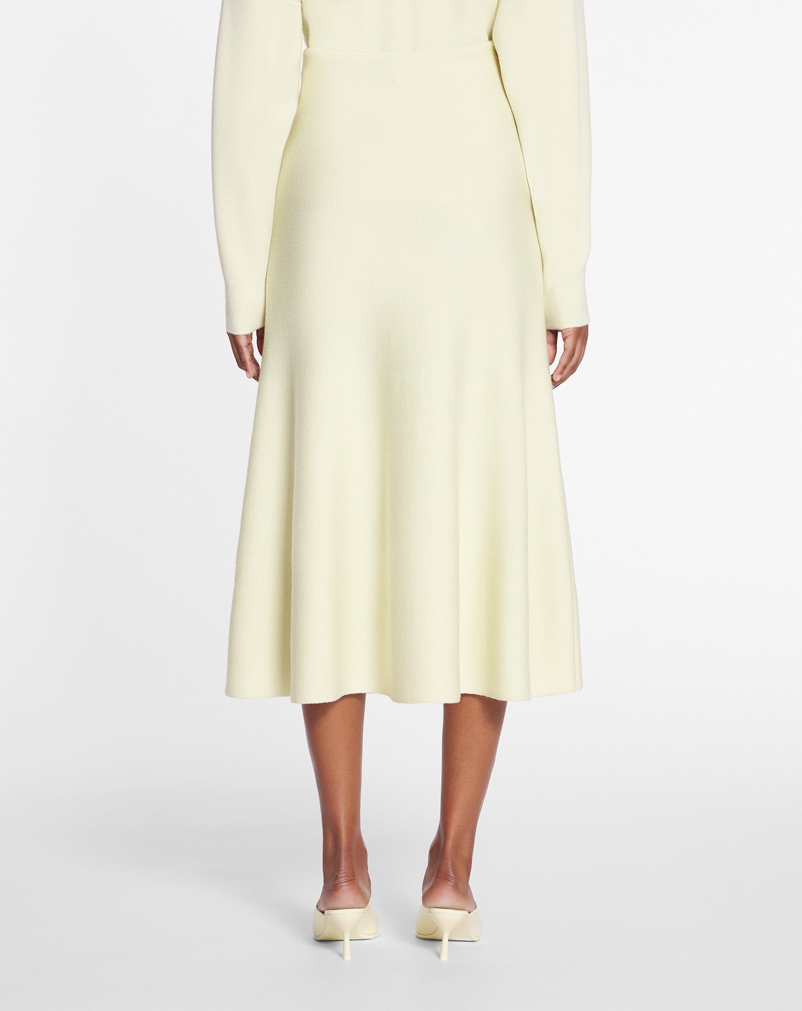FLARED MIDI SKIRT - 4