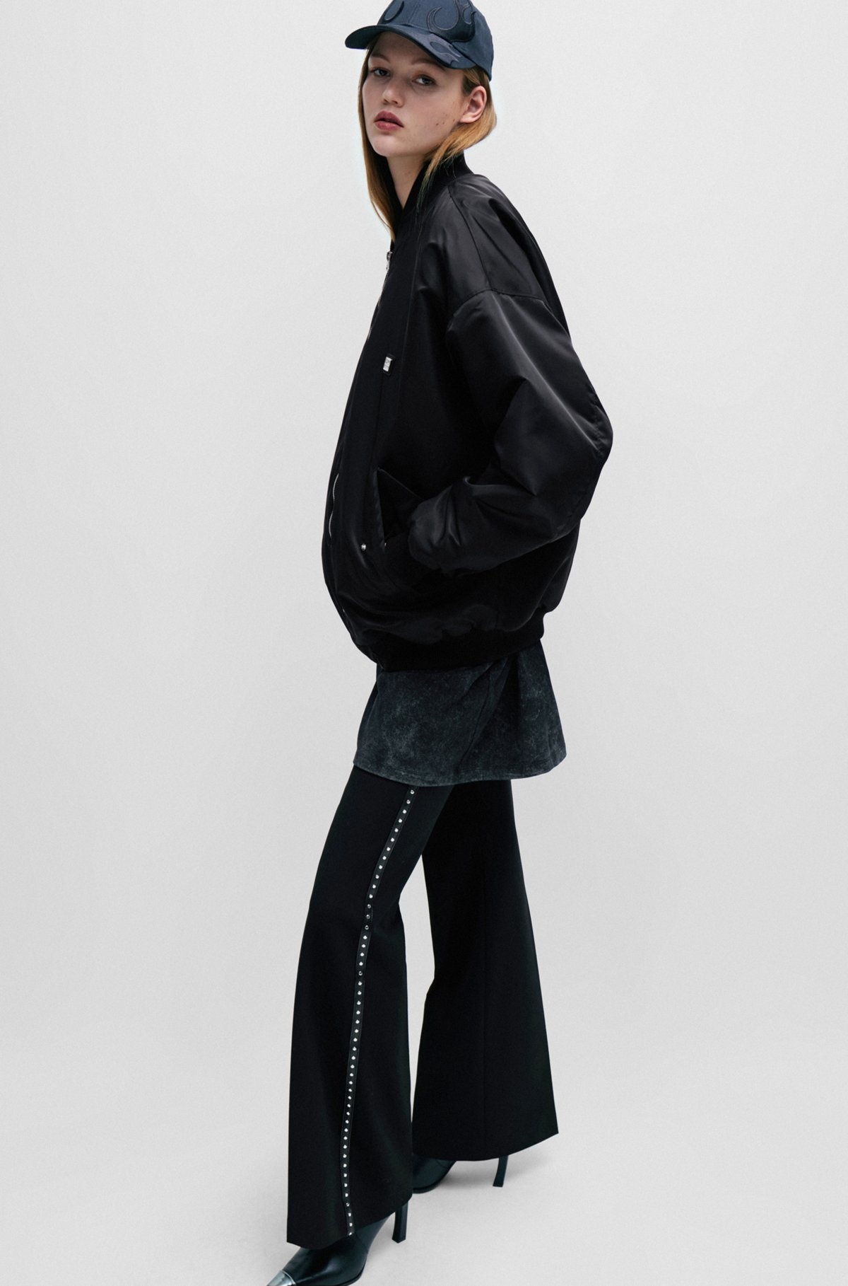 OVERSIZE-FIT BOMBER JACKET IN WATER-REPELLENT FABRIC - 6
