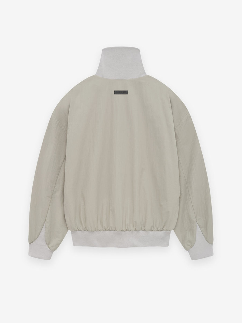 Washed Nylon Half Zip Track Jacket 2