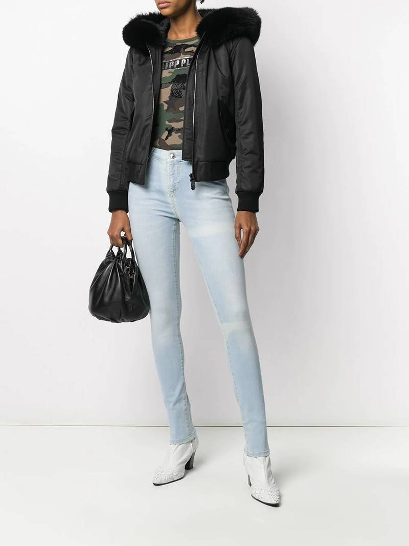 PHILIPP PLEIN high-rise skinny jeans outlook