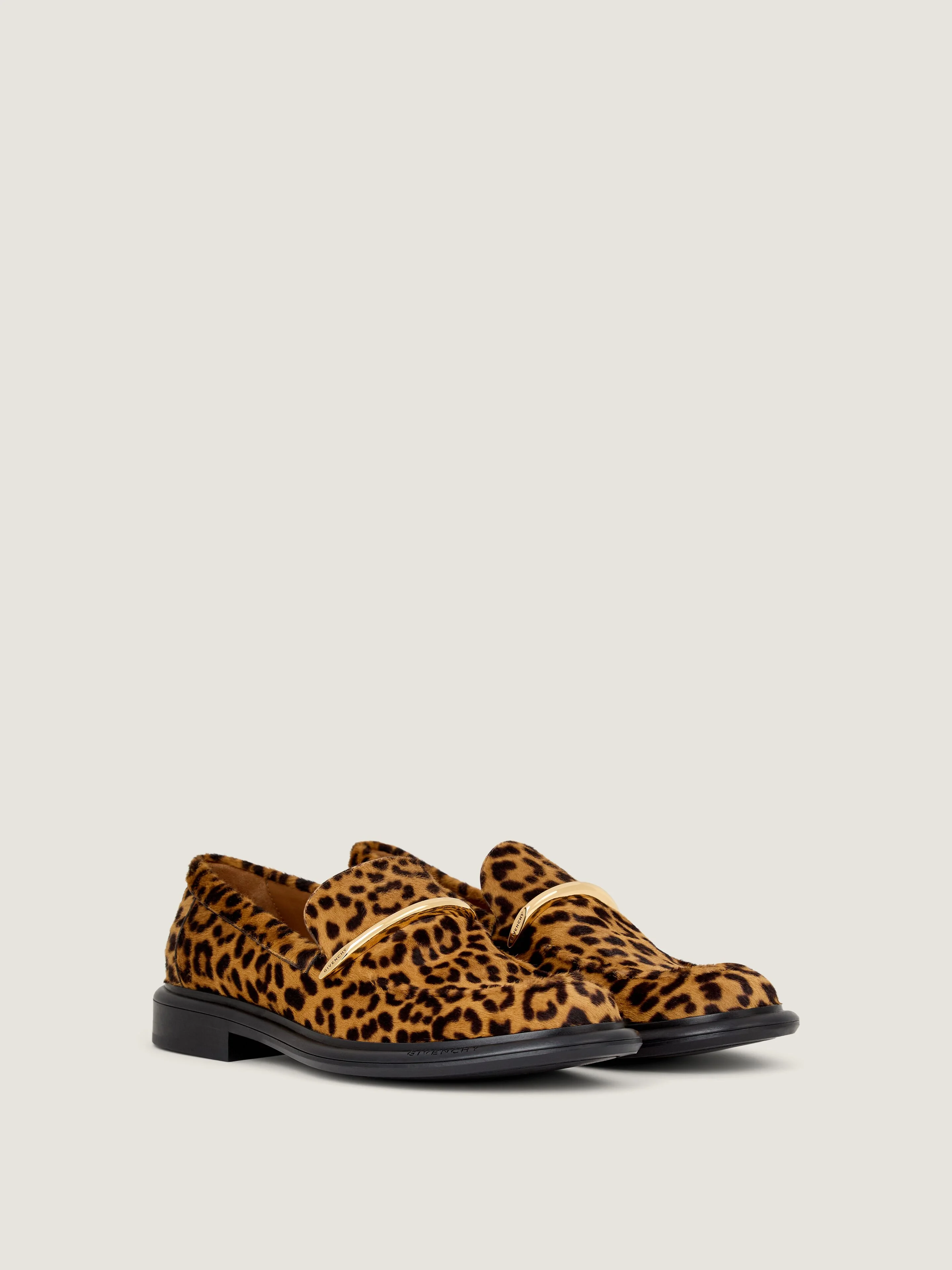 PINCH LOAFERS IN LEOPARD-EFFECT PONY LEATHER - 1