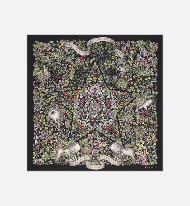 Dior Around the World 90 Square Scarf 1