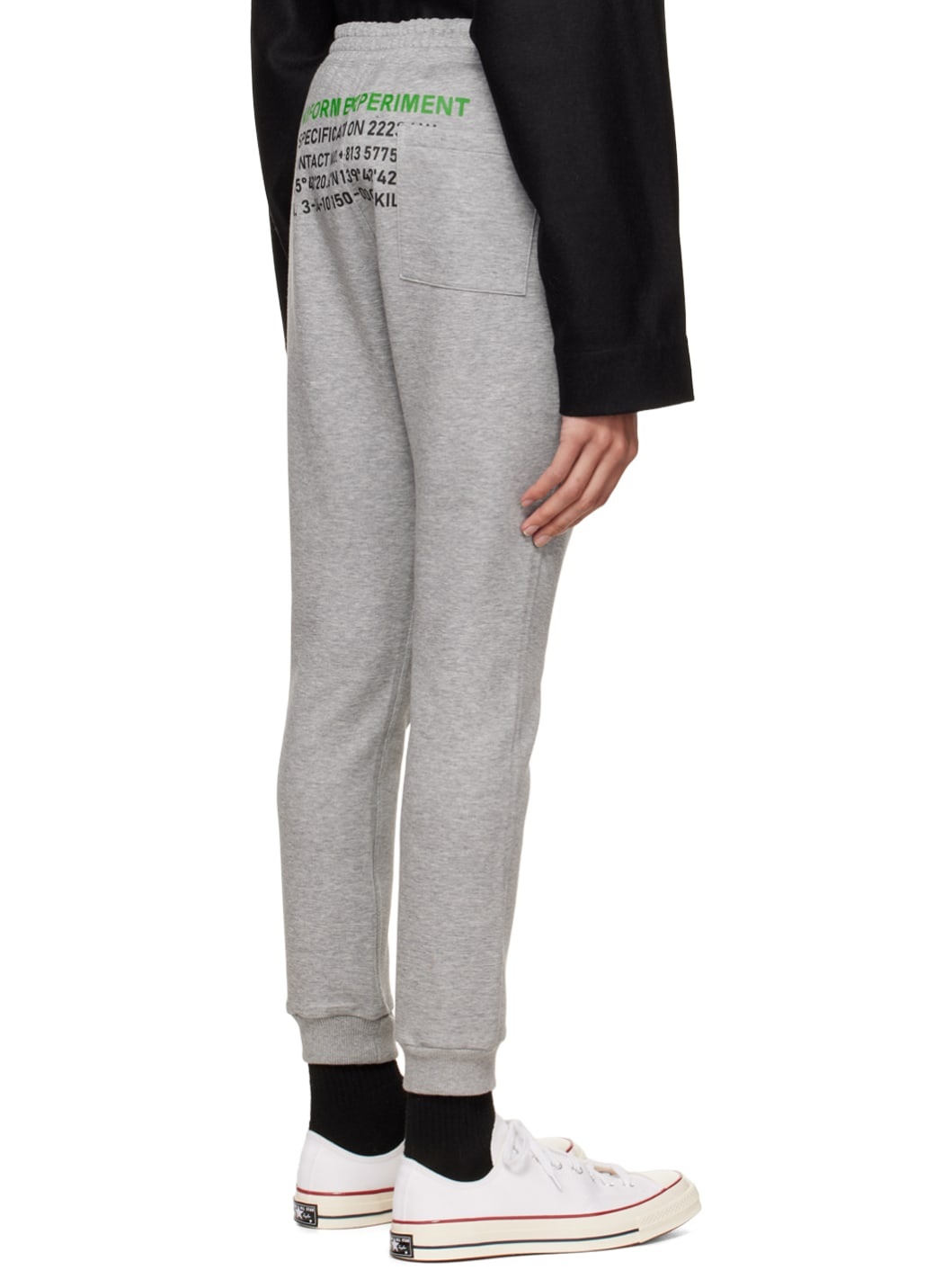 Gray Slim-Fit Lounge Pants - 3