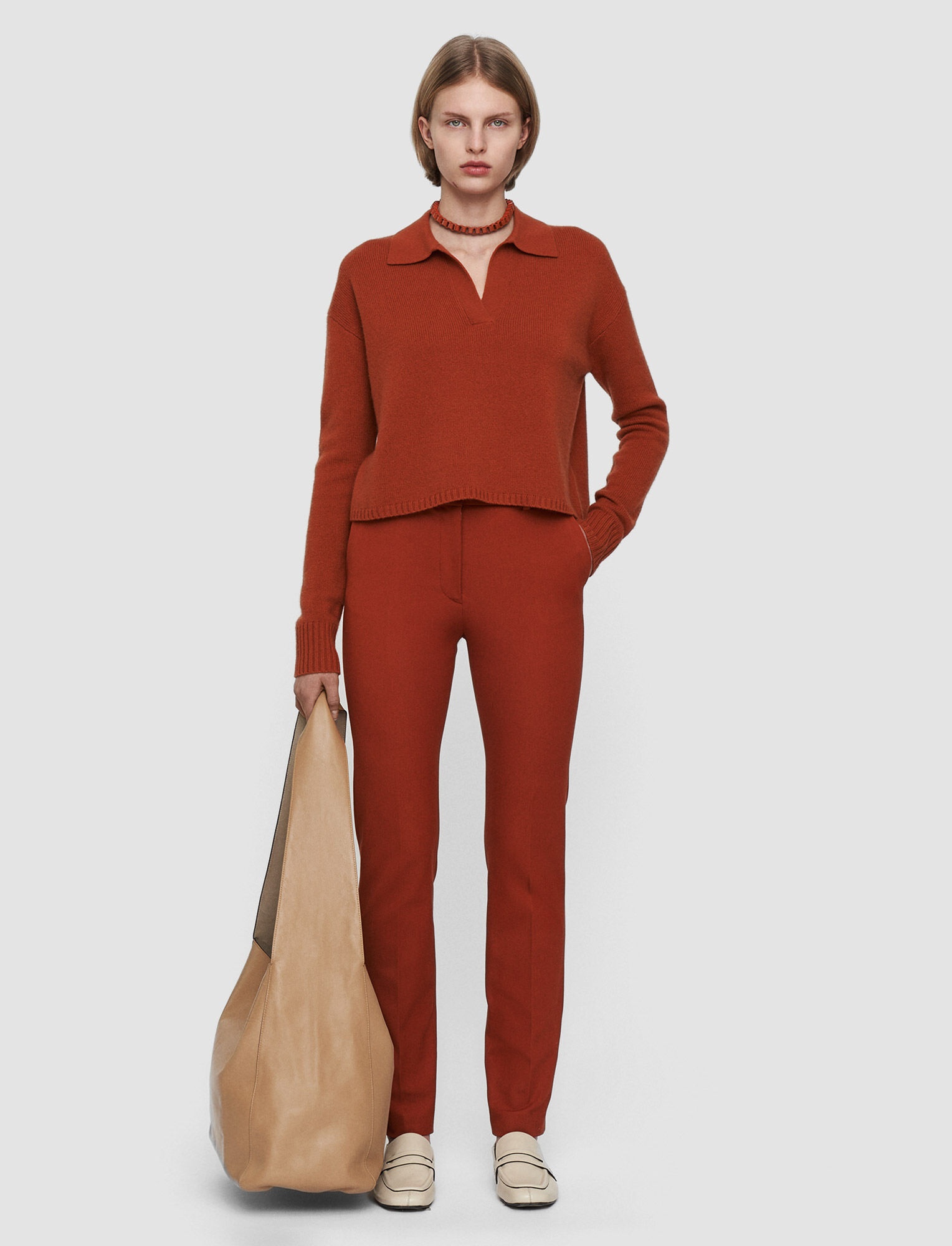 Pure Cashmere Polo Jumper - 2