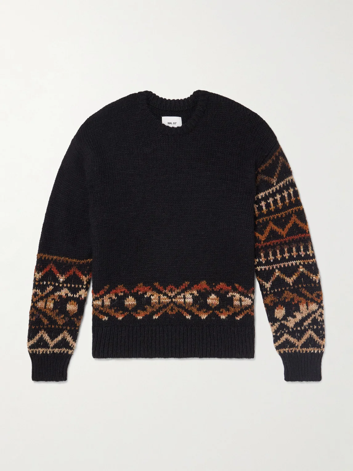 Emil 60032 Fair Isle Wool-Blend Sweater - 1