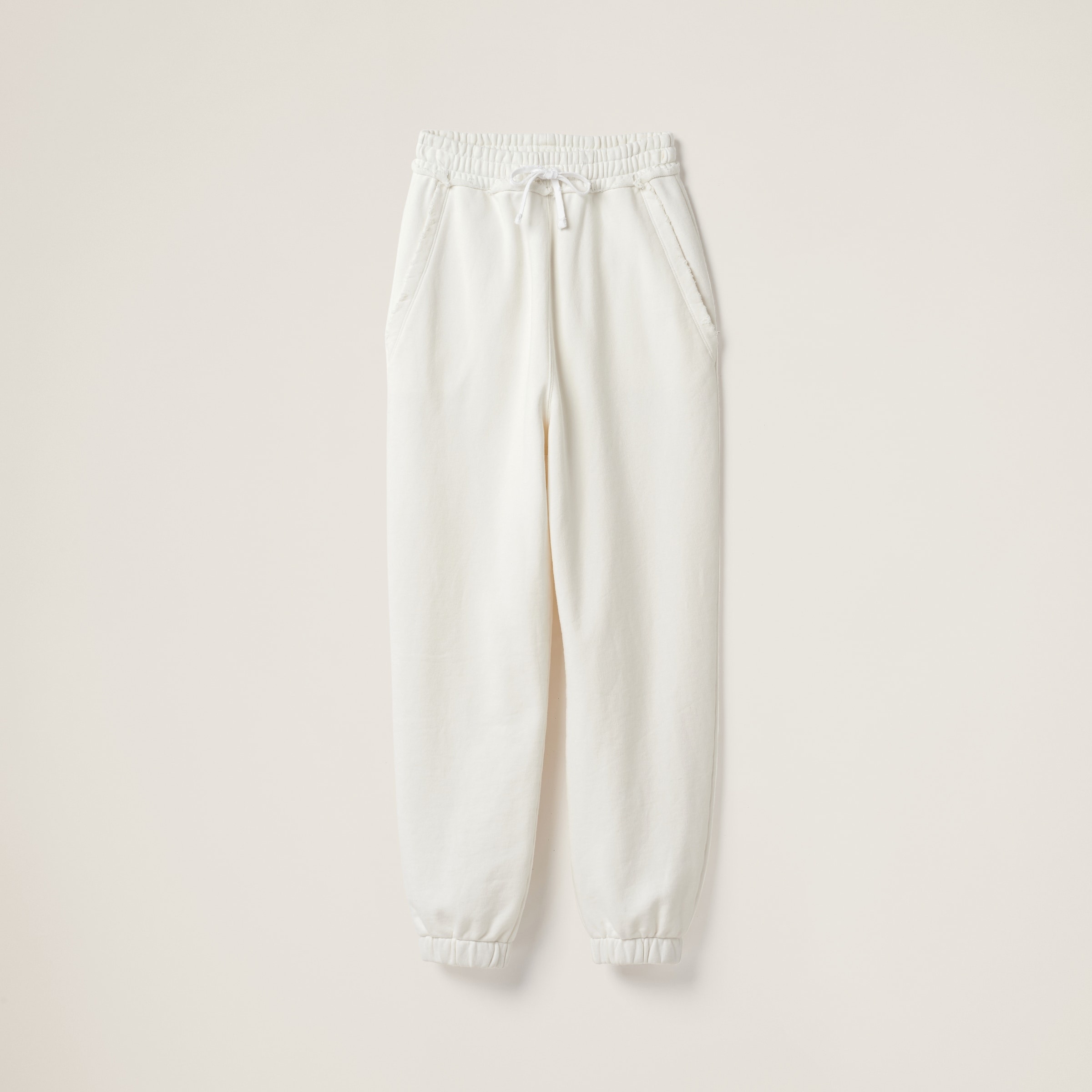 パンツ MIUMIU EMBROIDERED COTTON PANT Miu Miu Embroidered cotton pants | REVERSIBLE
