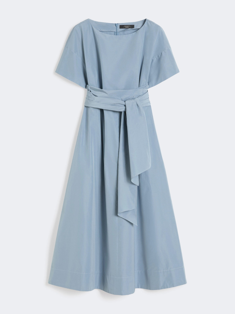 PIOPPO Flared taffeta dress - LIGHT BLUE 1