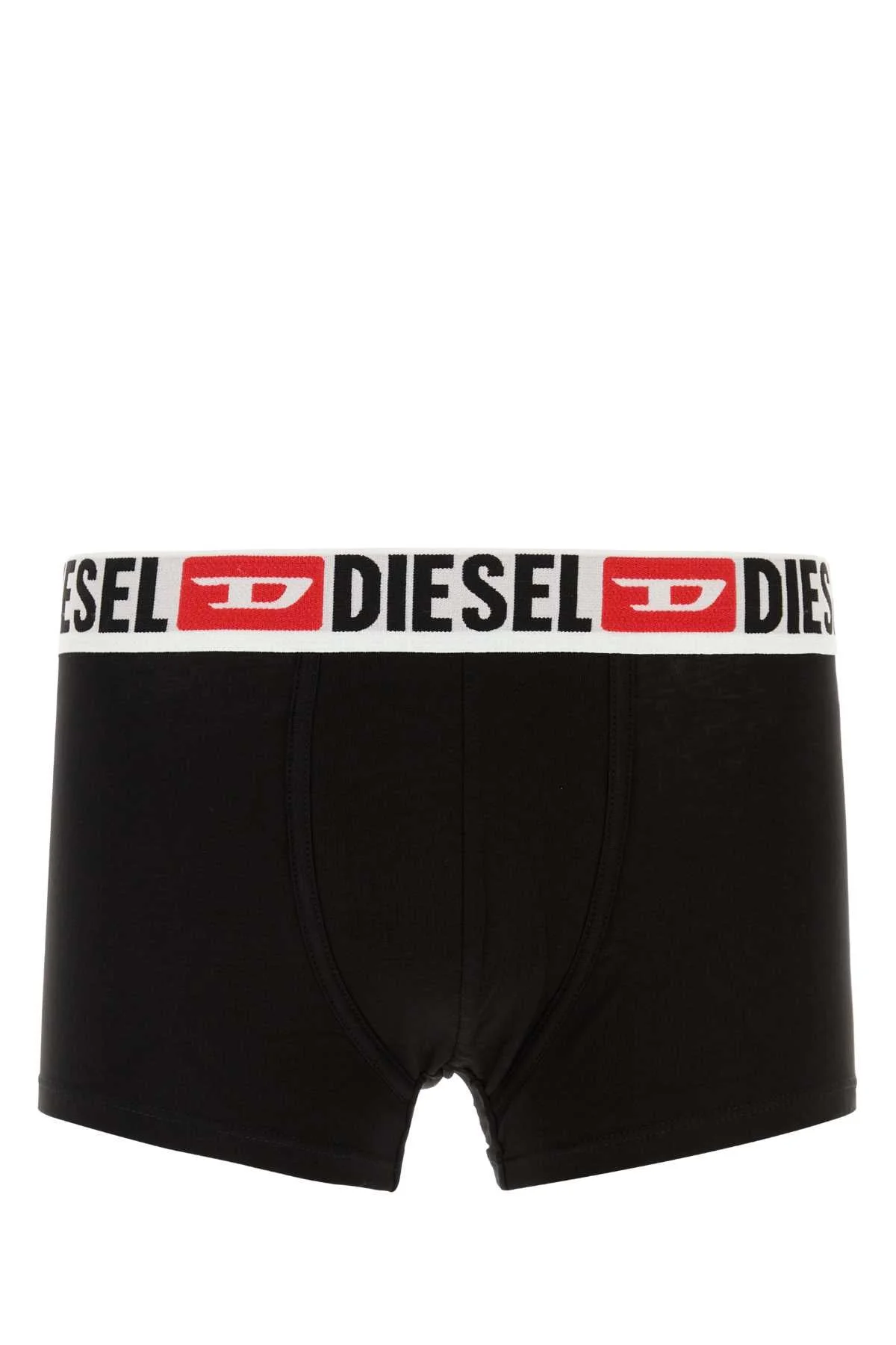 Diesel Men Black Stretch Cotton Boxer Set - 1