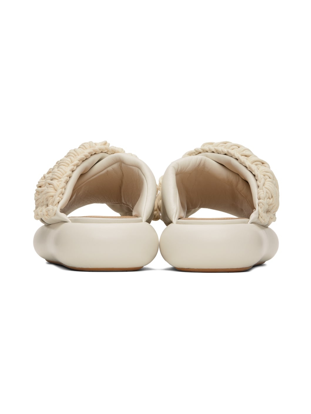 Off-White Platform Crochet Sandals - 2