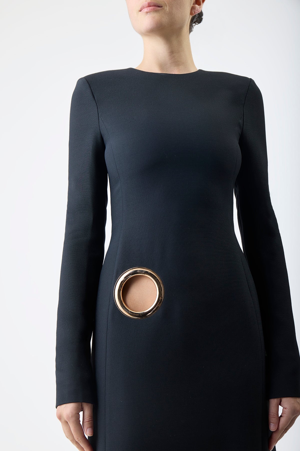 Cadell Dress in Silk Wool Cady - 6