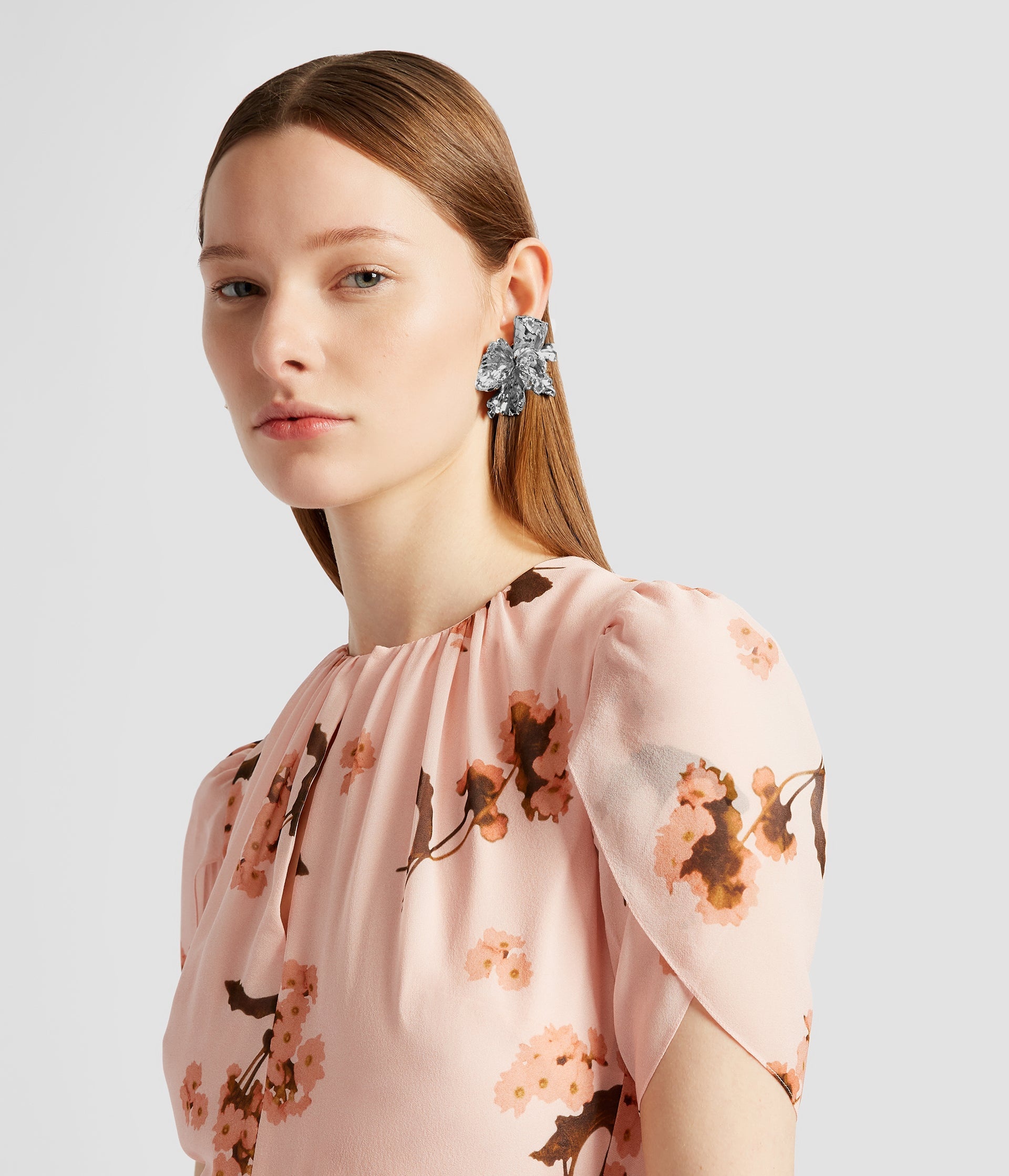 SHORT SLEEVE MIDI DRESS - 5