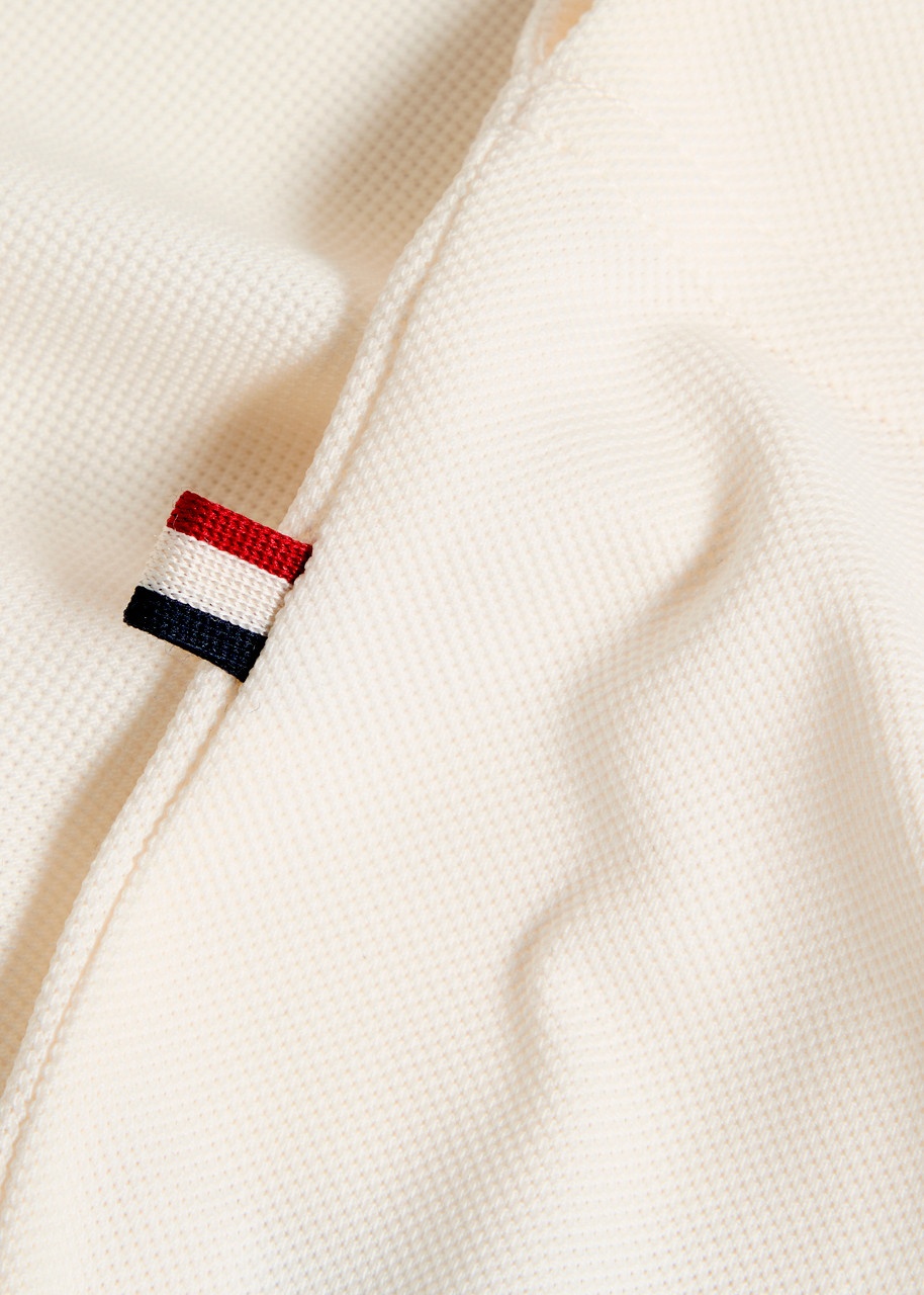 Moncler Grenoble Logo-appliqué Woven Polo Shirt - 5