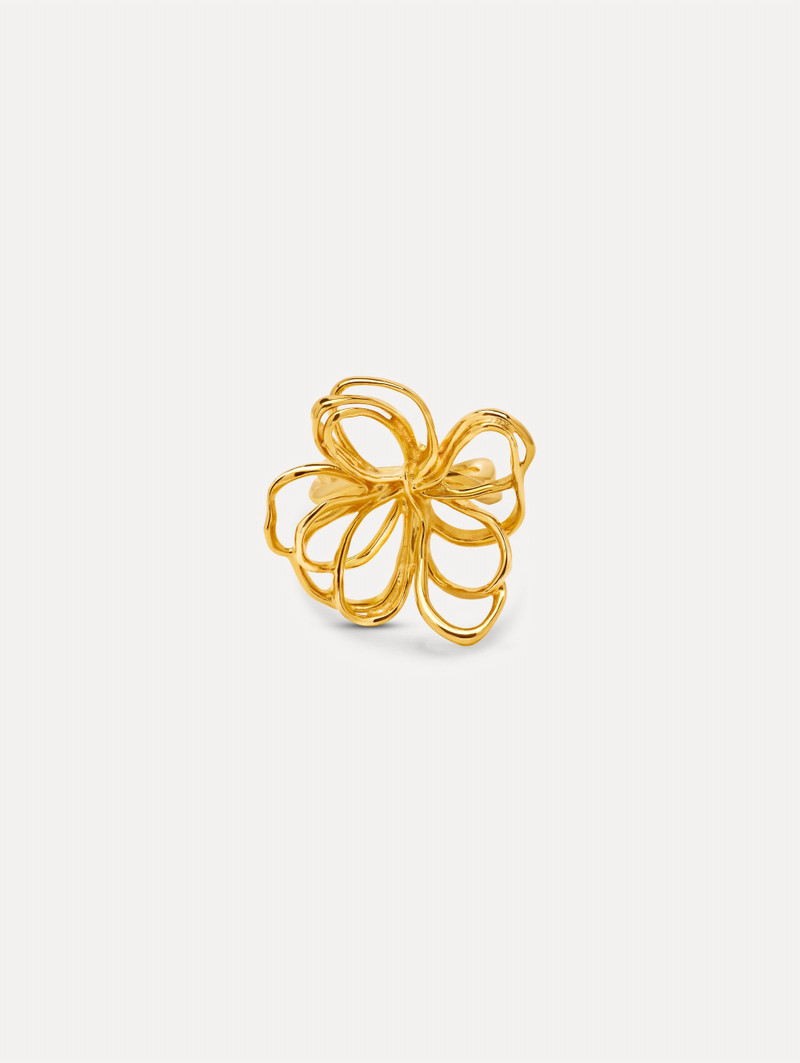 THREADED FLOWER RING 3