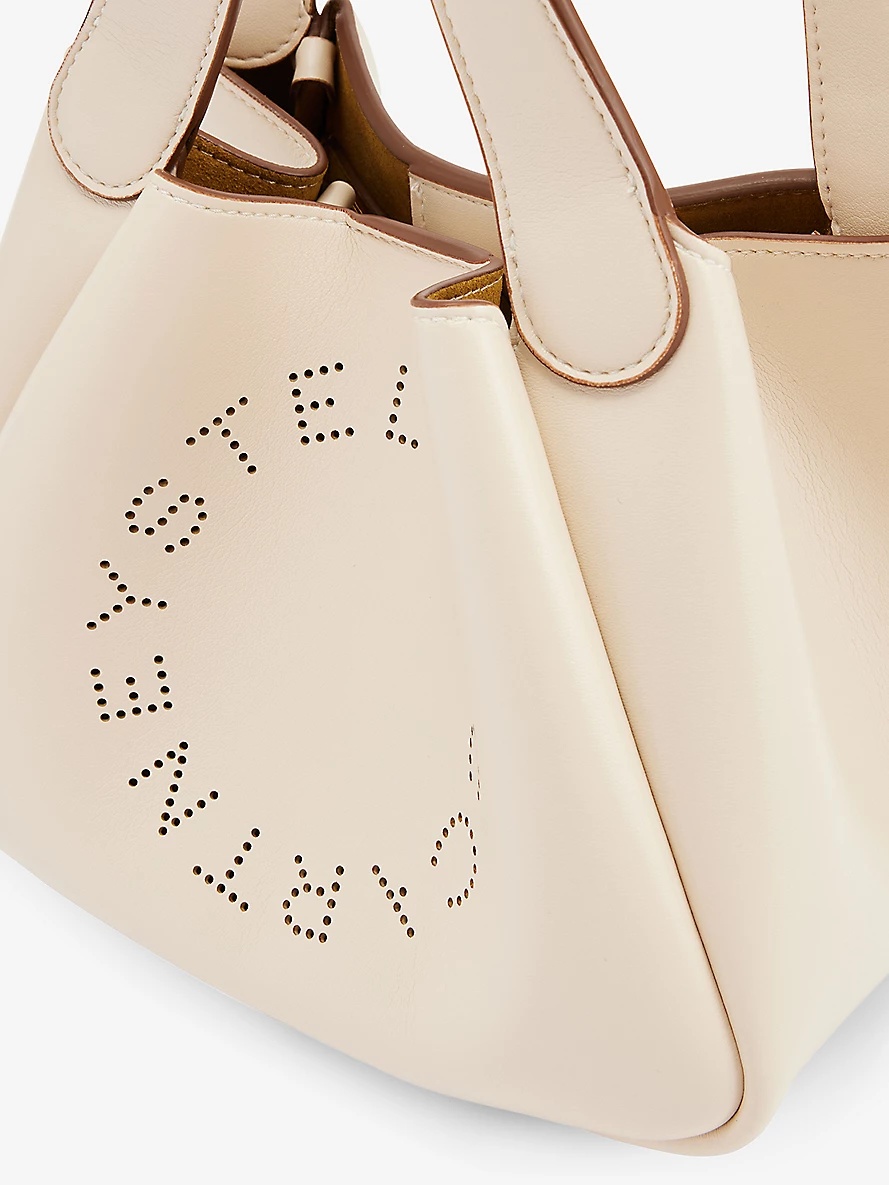 Logo-embellished faux-leather shoulder bag - 2