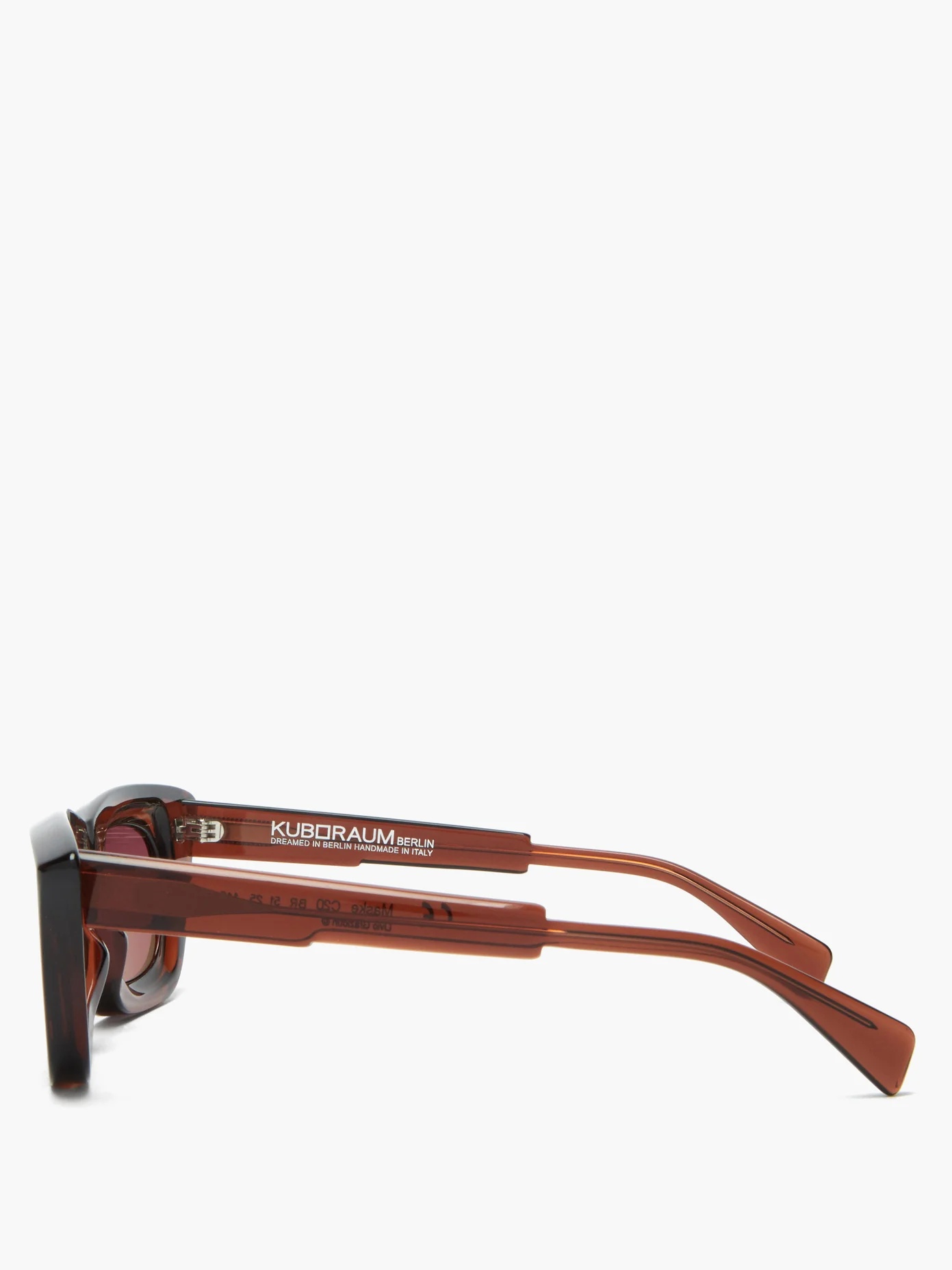 Mask tortoiseshell-acetate sunglasses - 3