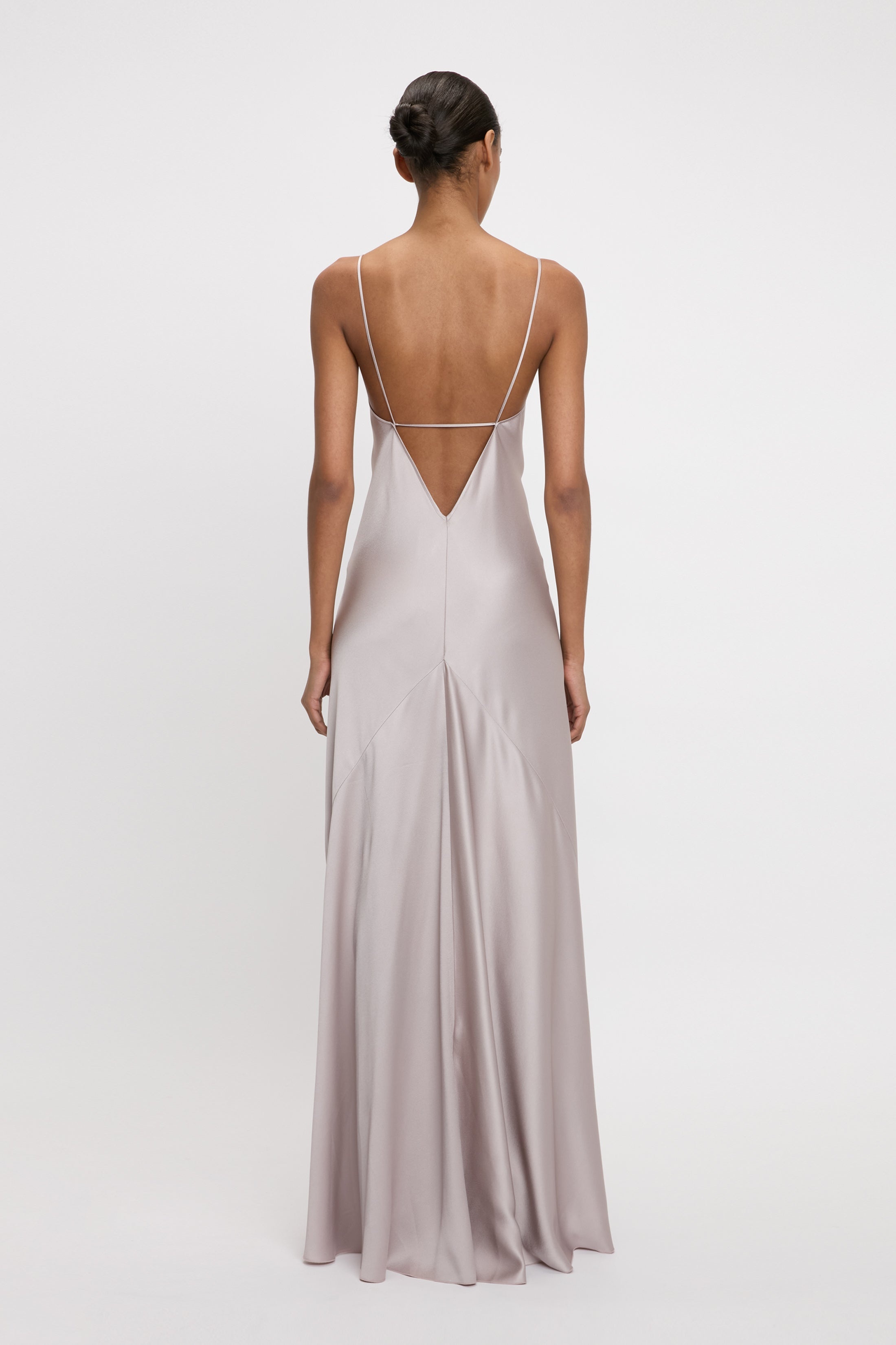 Cami Floor-Length Dress In Heather - 3