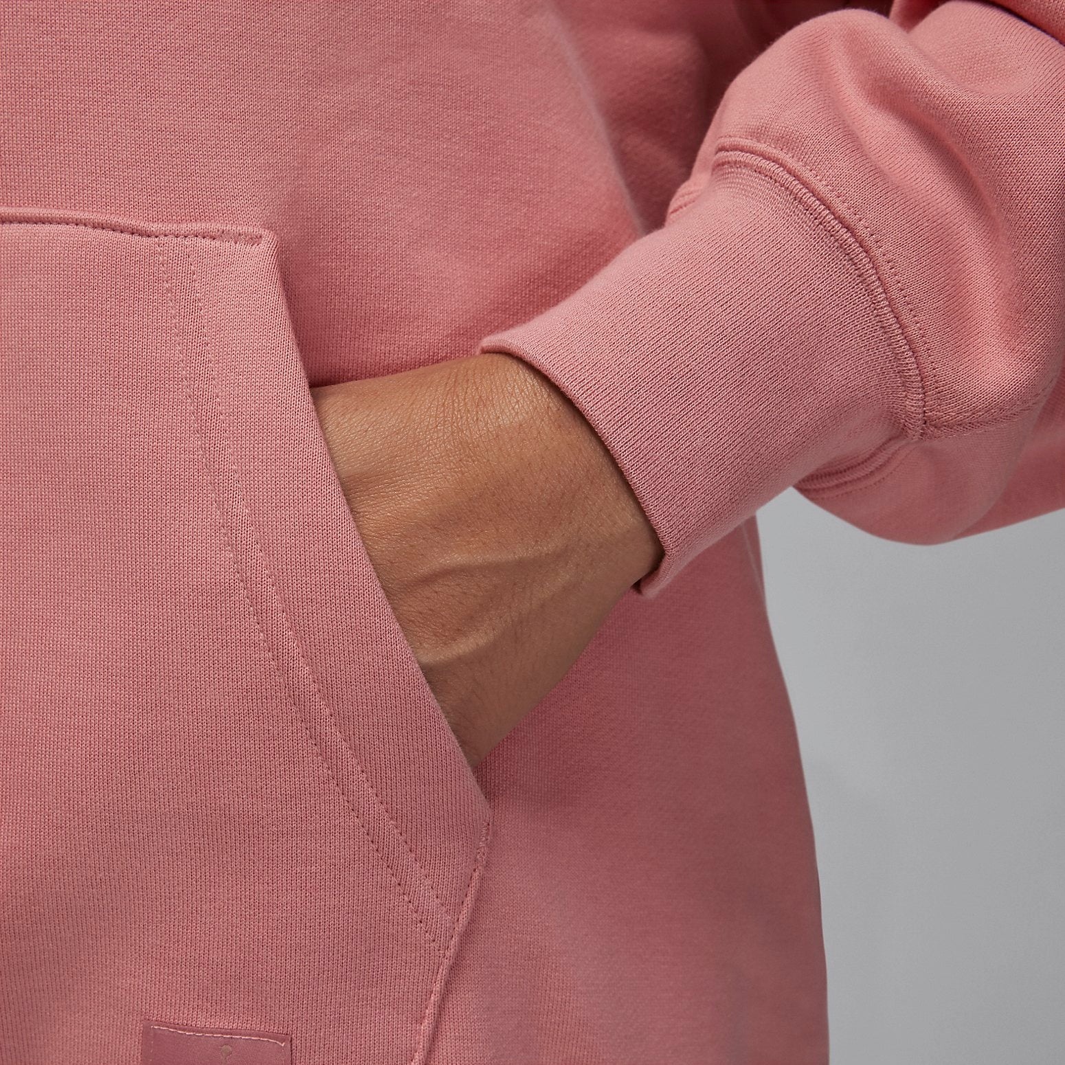 Air Jordan Flight MVP Fleece Pullover Hoodie 'Pink' FB5111-618 - 3