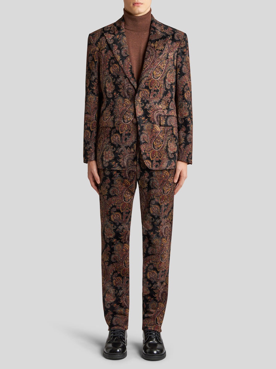 RIBBED PAISLEY JACKET - 3
