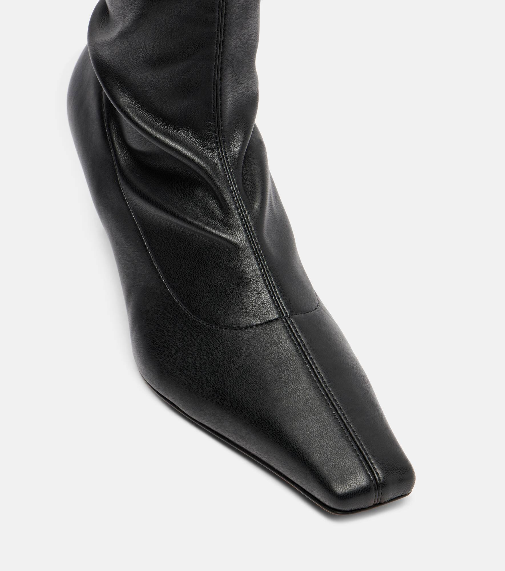 60 leather over-the-knee boots - 5
