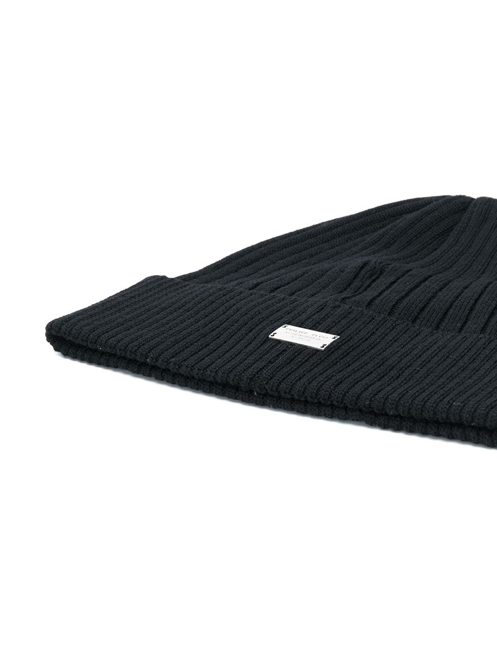 logo patch beanie - 2