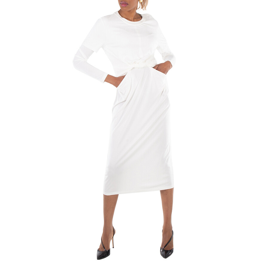 Loewe Crepe Jersey Draped Dress - 3