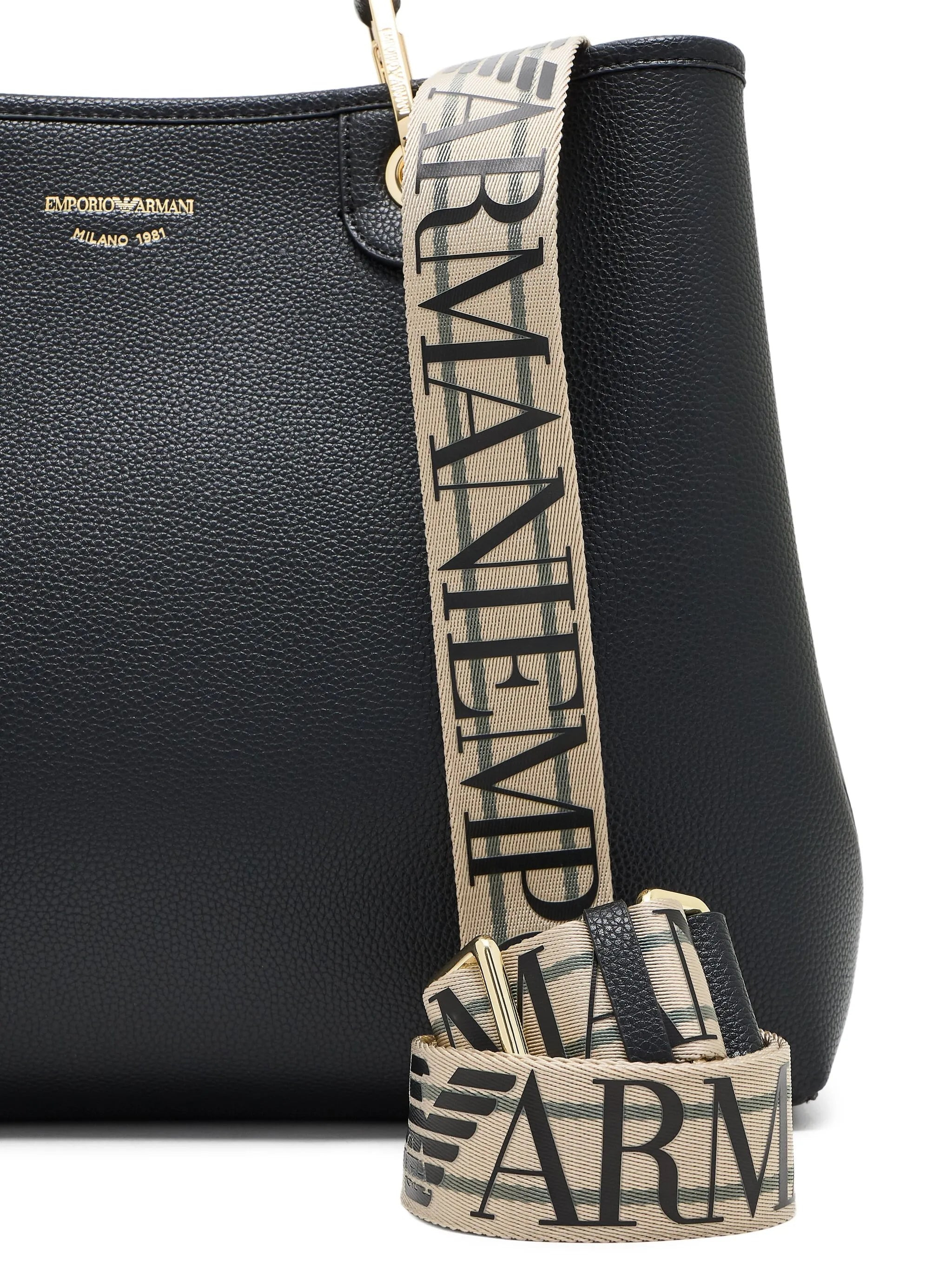 Emporio Armani Medium Grain-leather Tote Bag - 5