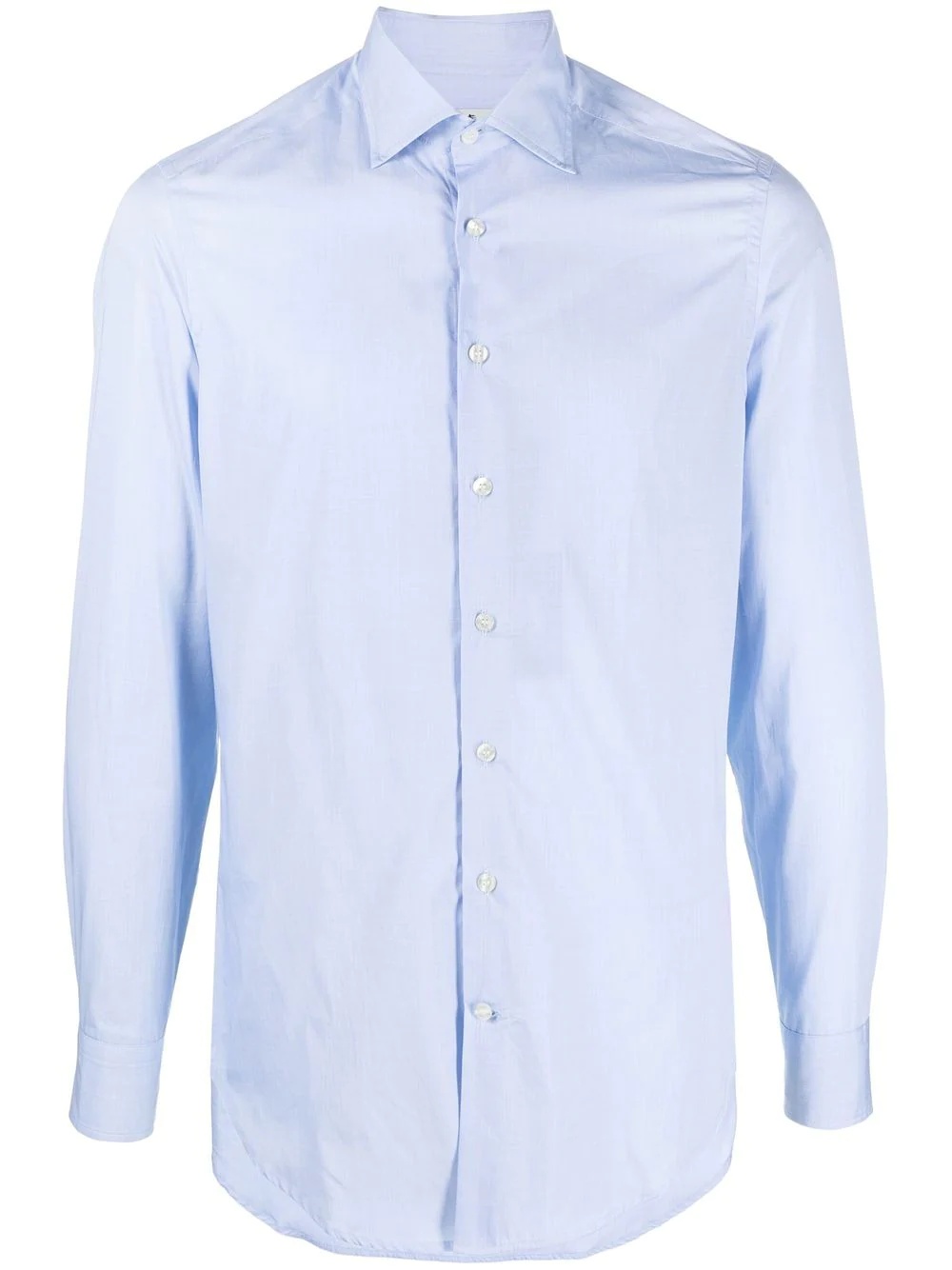 plain long-sleeve shirt - 1