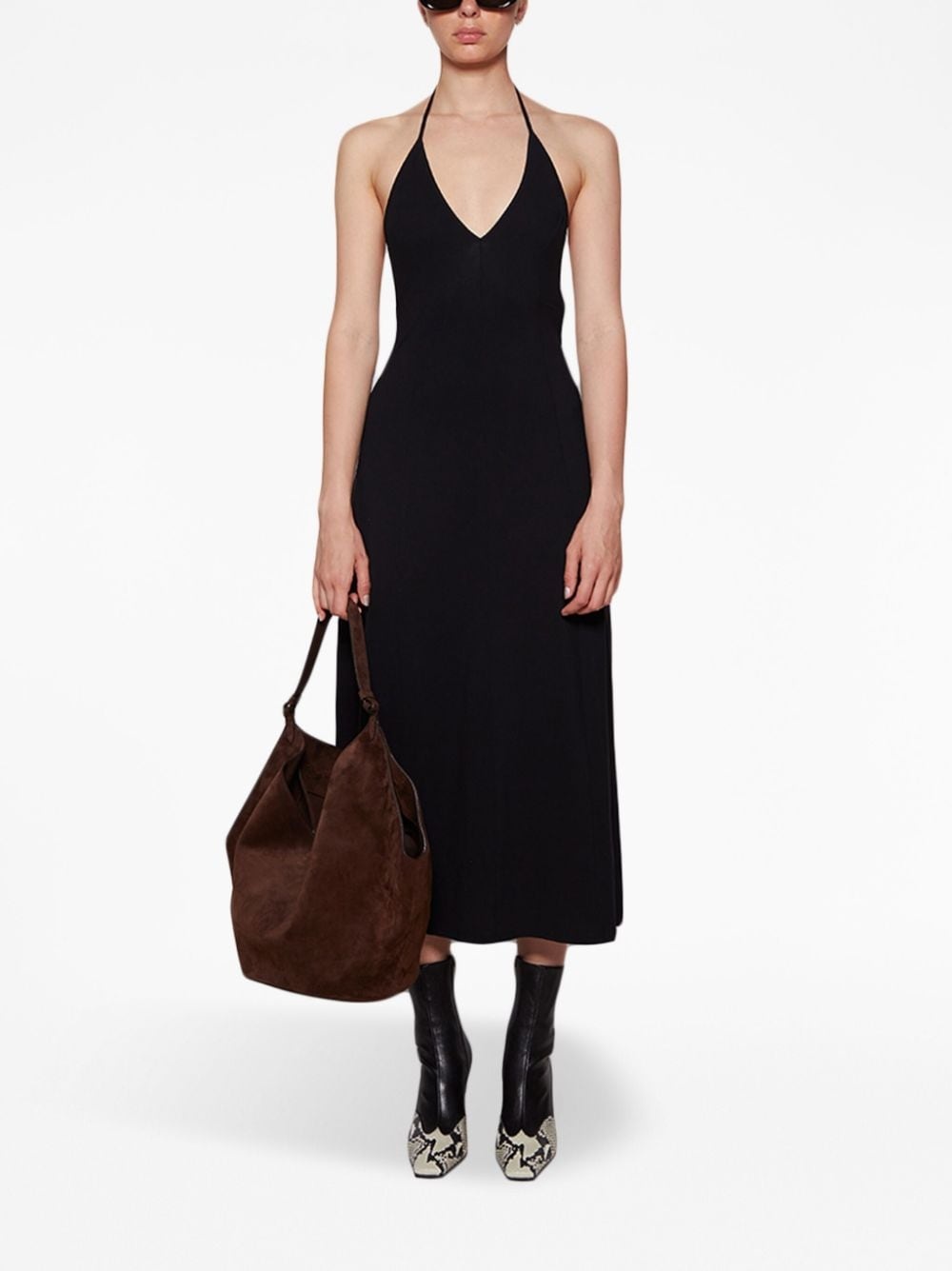 The Raysha halterneck midi dress - 2