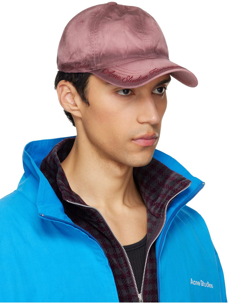 Acne Studios Pink Logo Cap outlook