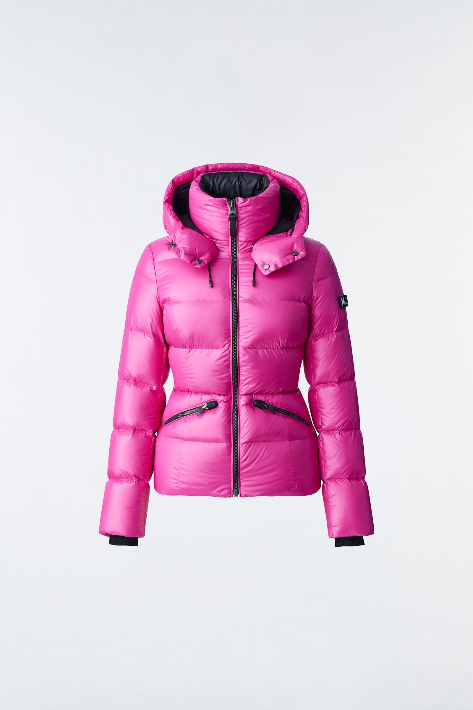 MADALYN lustrous light down jacket with hood for ladies - 1