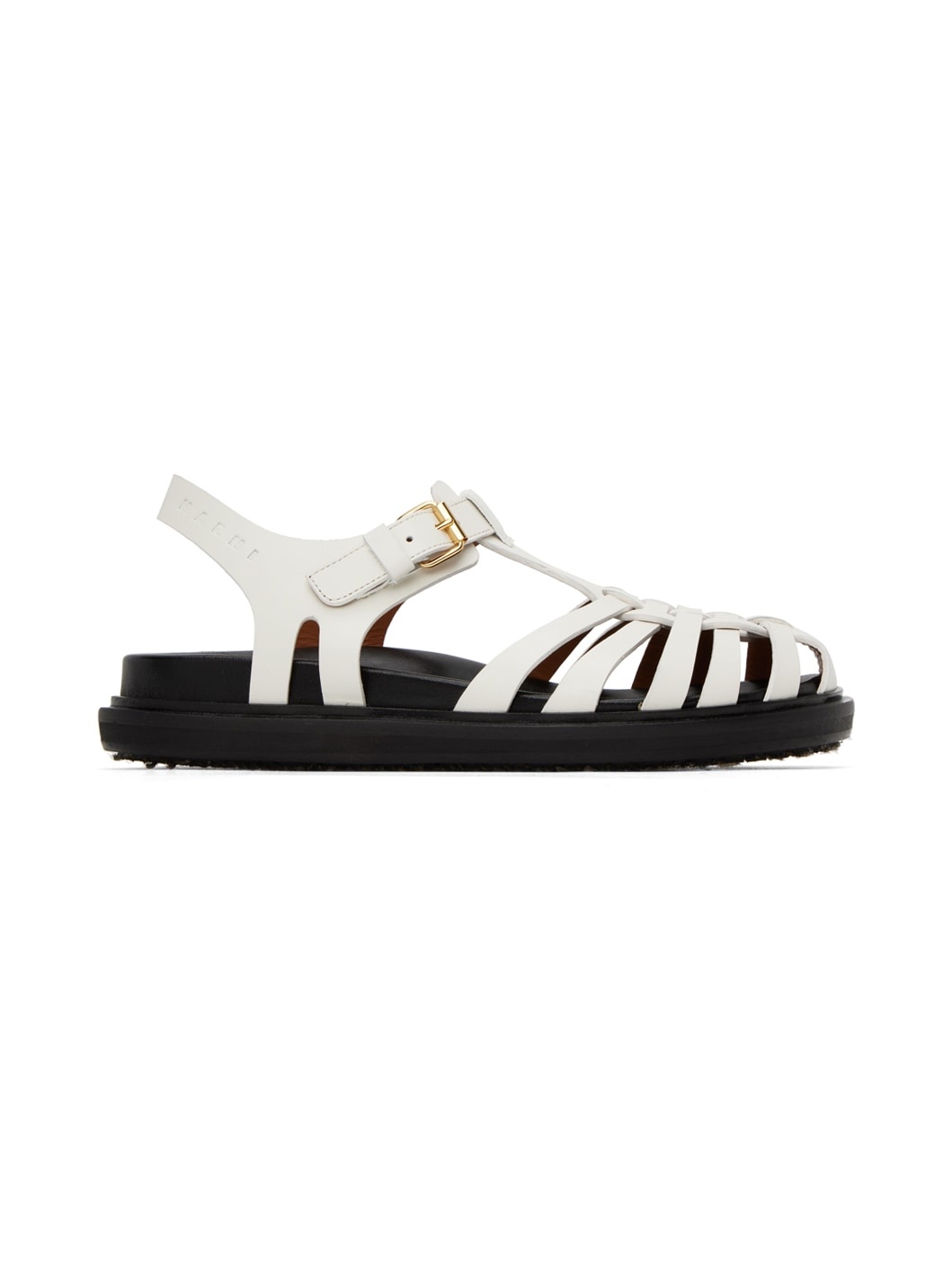 White Fisherman Sandals - 1