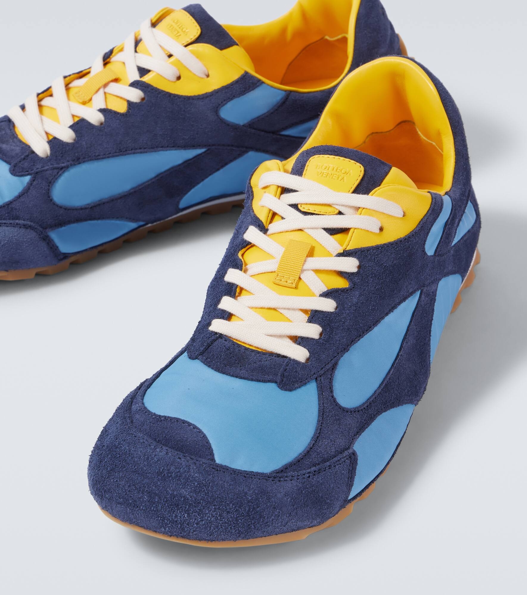 Orbit Flash suede-trimmed sneakers - 3