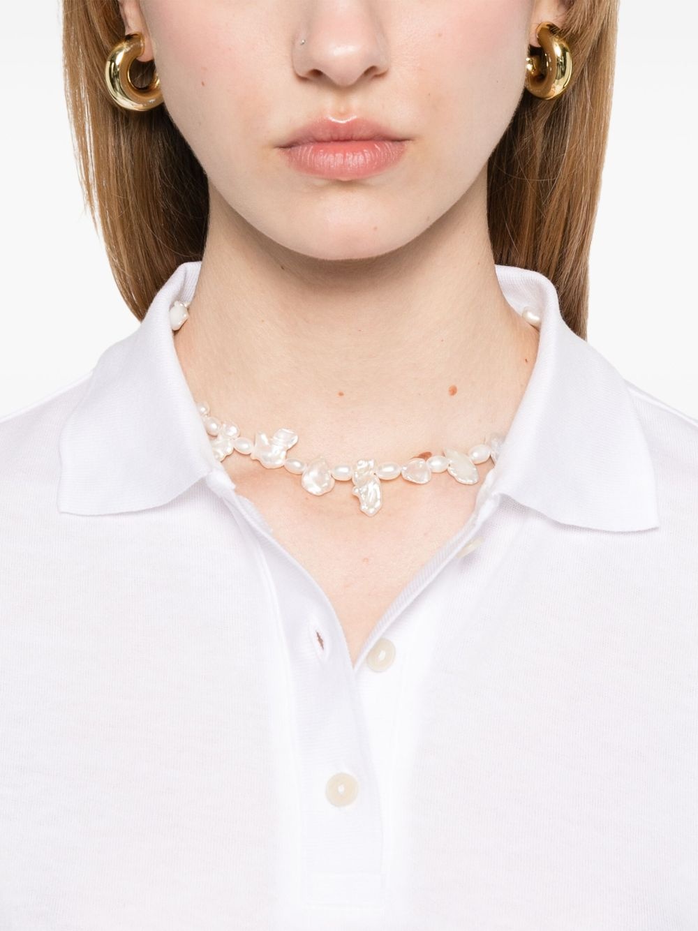 cotton polo top - 5