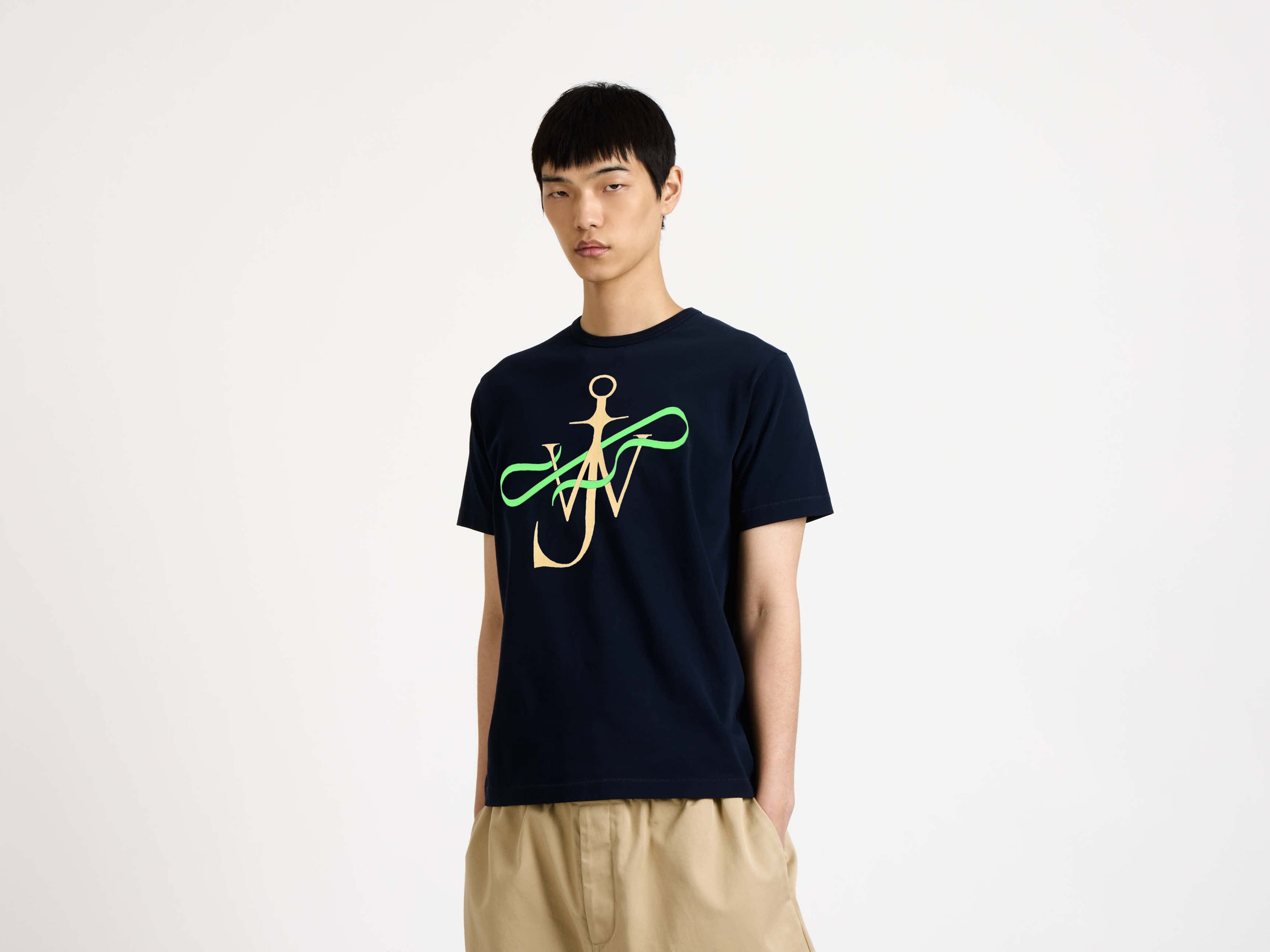 RIBBON ANCHOR T-SHIRT IN NAVY - 4