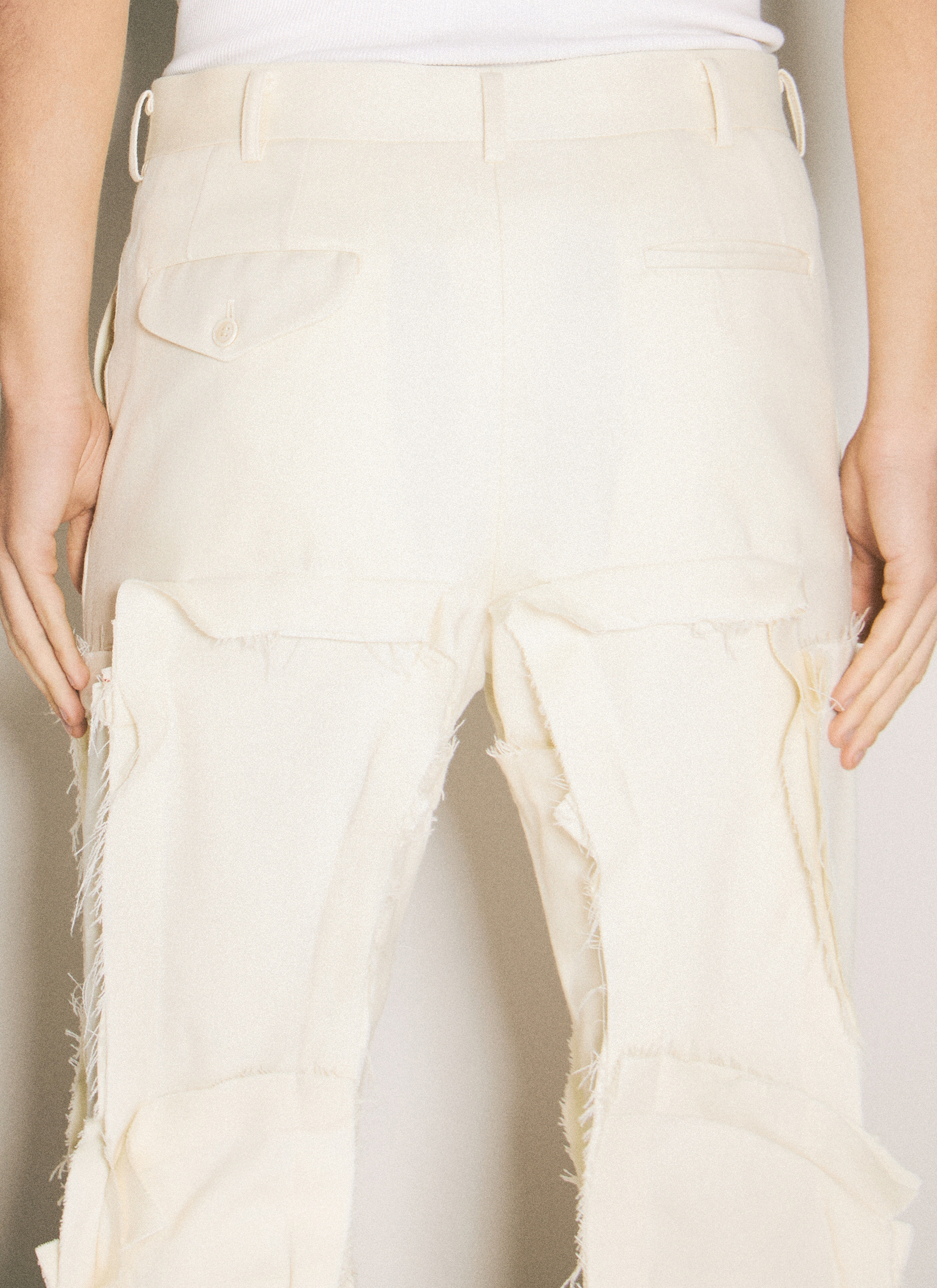Panelled Wool-Blend Pants - 3