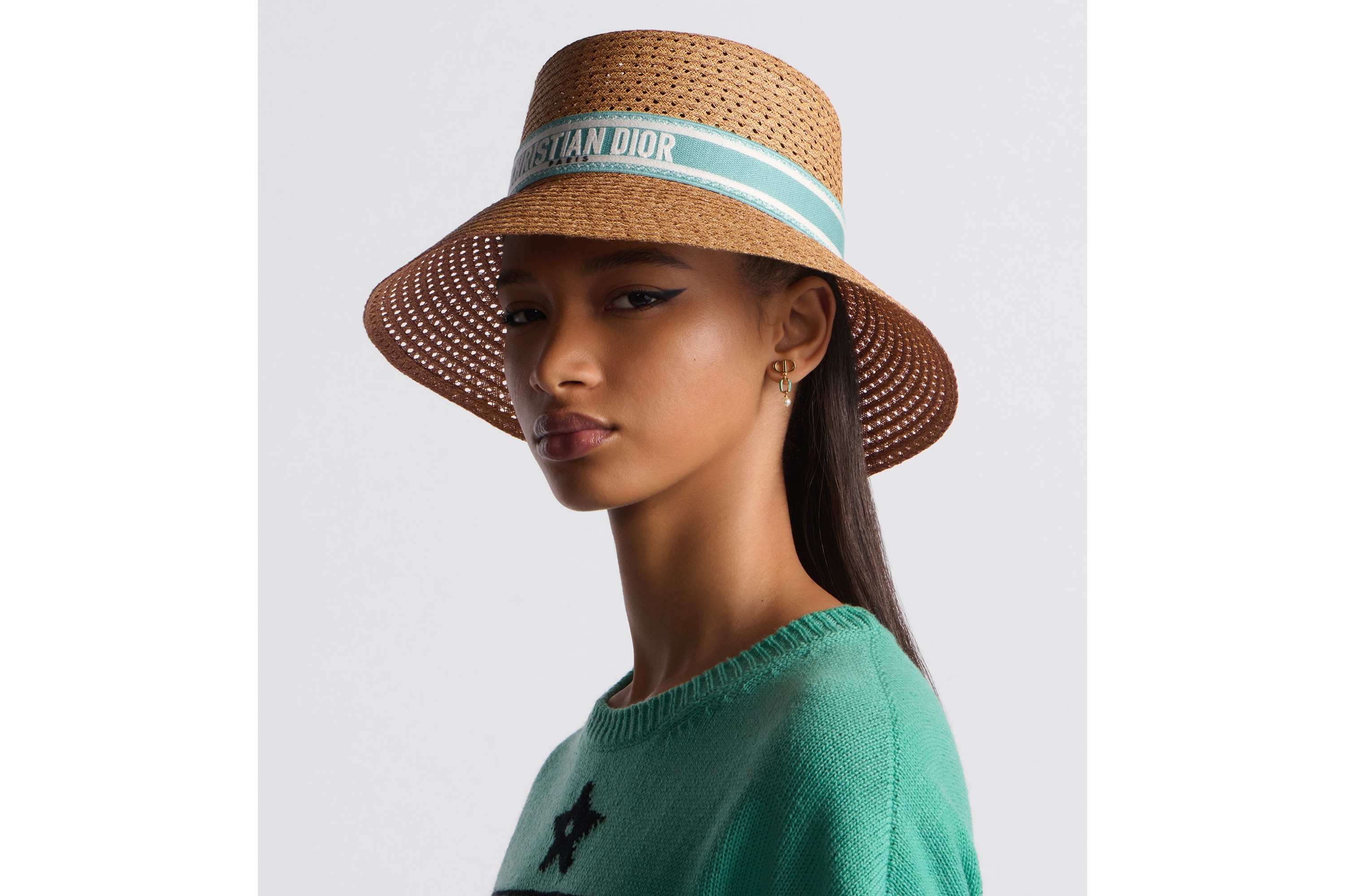 【夏映え確実◎】DIOR Dioriviera D-Bobby ボブハット Dior Dioriviera D-Bobby Large Brim Hat | dior | REVERSIBLE