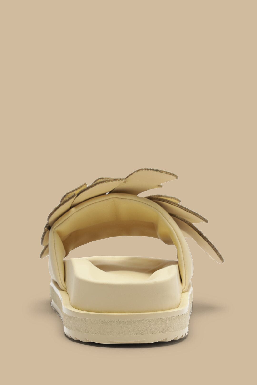 Ivory Monstera Slide Sandal - 7